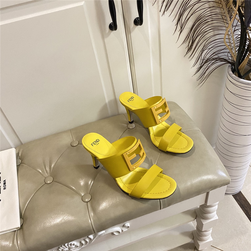 Best Replica fendi high heel slippers - Colareps