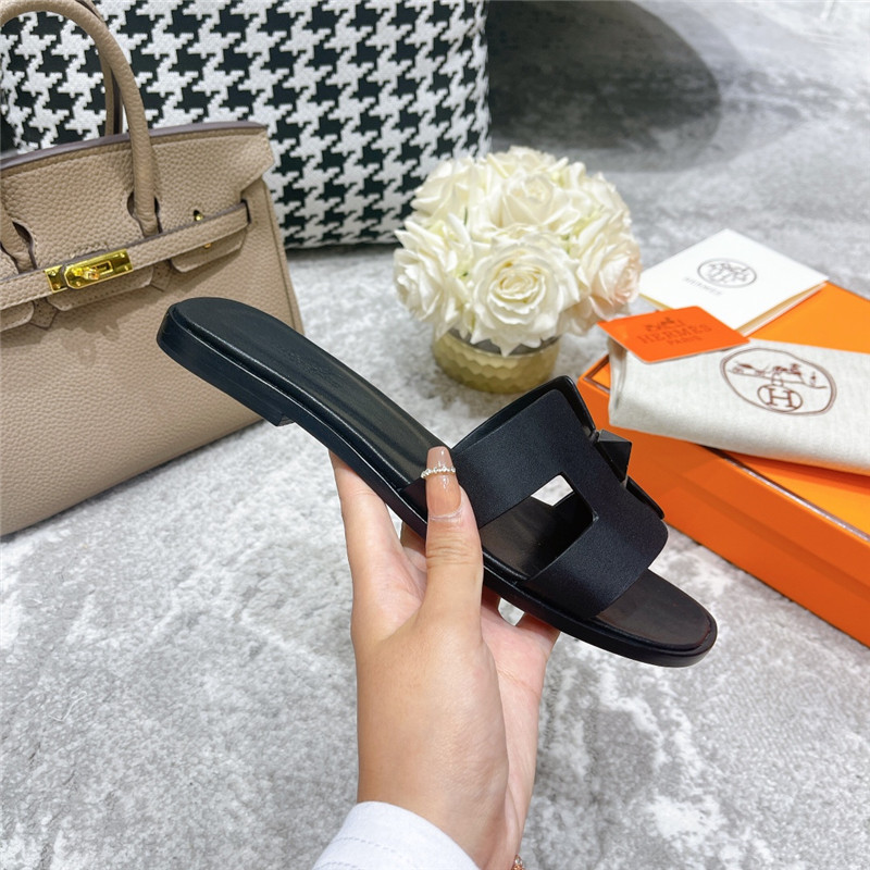 Best Replica Hermes Sandals Dupe summer new orange sandals - Colareps