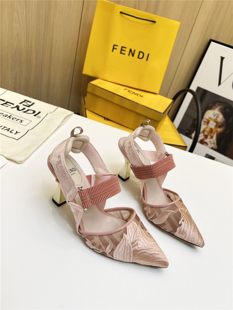 Best Replica fendi slingback hummingbird pumps - Colareps