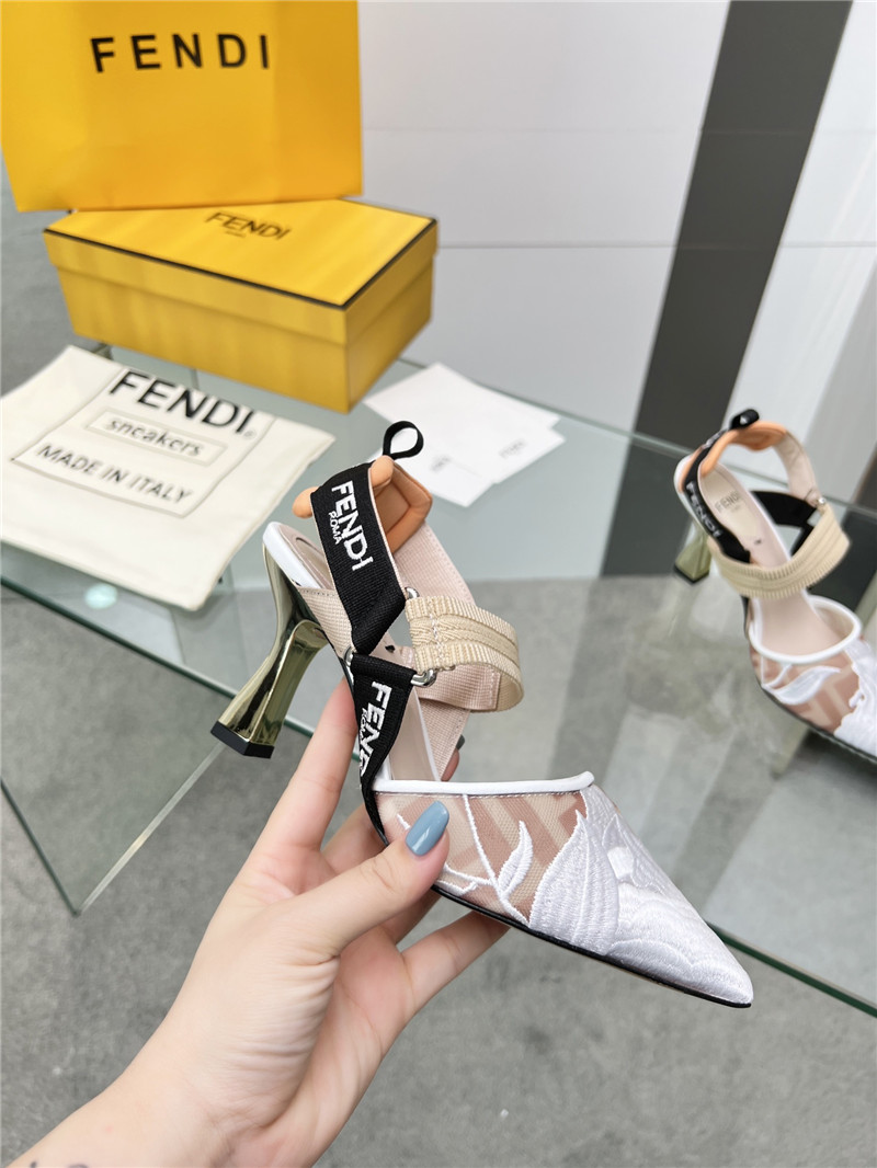 Best Replica fendi slingback hummingbird pumps - Colareps