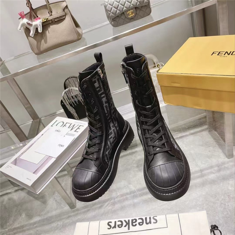 Best Replica fendi domino FF ankle boots - Colareps