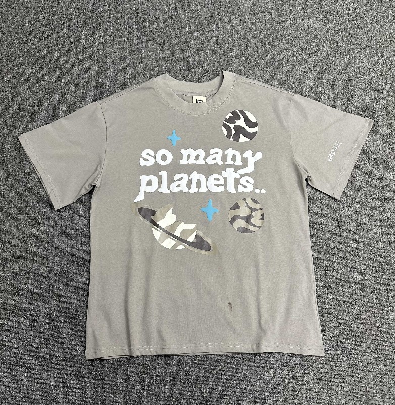 Best Replica Cosmic Skull Foam Print Short Sleeve Tee - Colareps