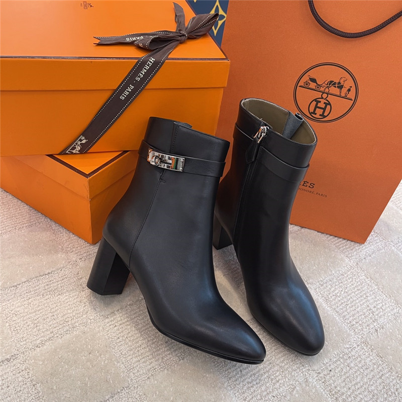Best Replica hermes kelly high heel ankle boots - Colareps