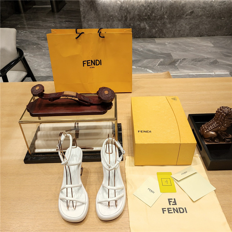 Best Replica fendi color block haute couture sandals - Colareps