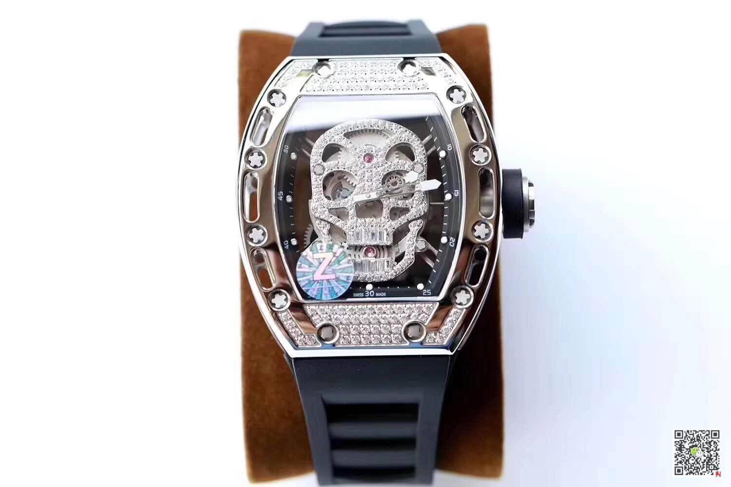 Best Replica Replica Richard Mille RM052 Z Factory 1:1 Best Edition Swiss ETA6T51 black strap - Colareps