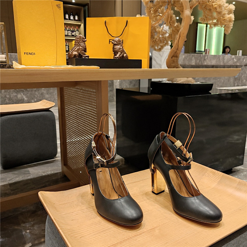 Best Replica fendi electroplated high heel sandals - Colareps