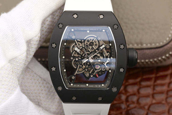 Replica Richard Mille RM055 1:1 Best Edition KV Factory Ceramic Case
