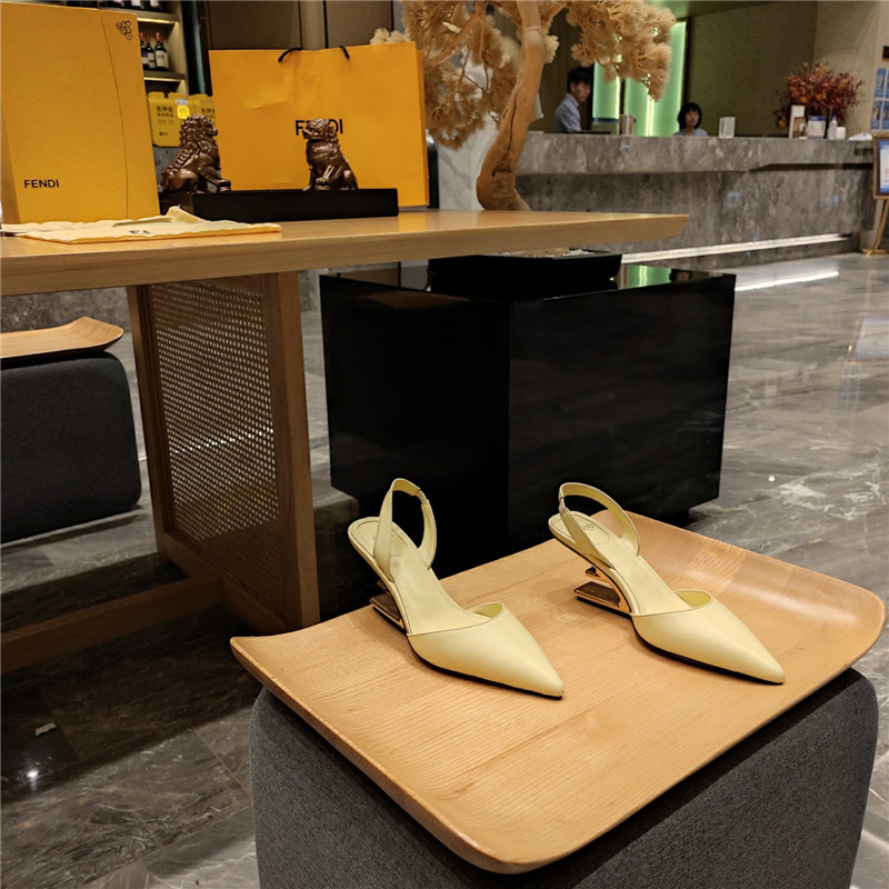 Best Replica Fendi Dupes back strap toe high heels - Colareps