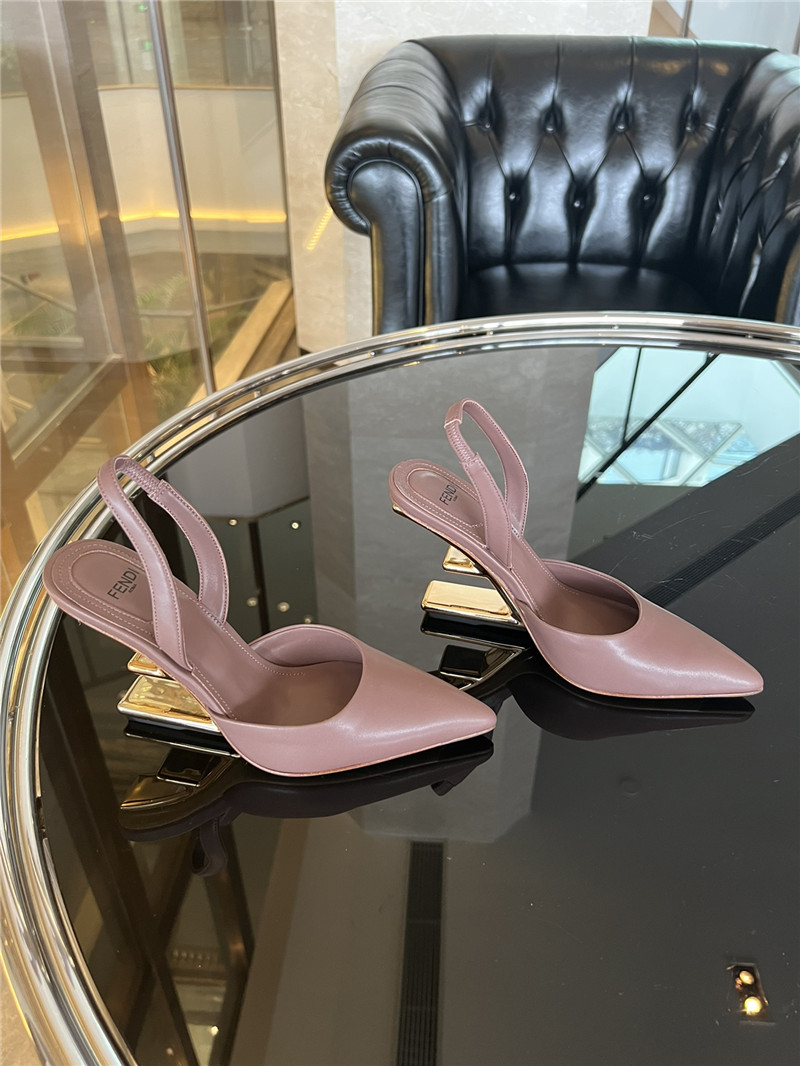 Best Replica fendi F-shaped three-dimensional heel pumps - Colareps