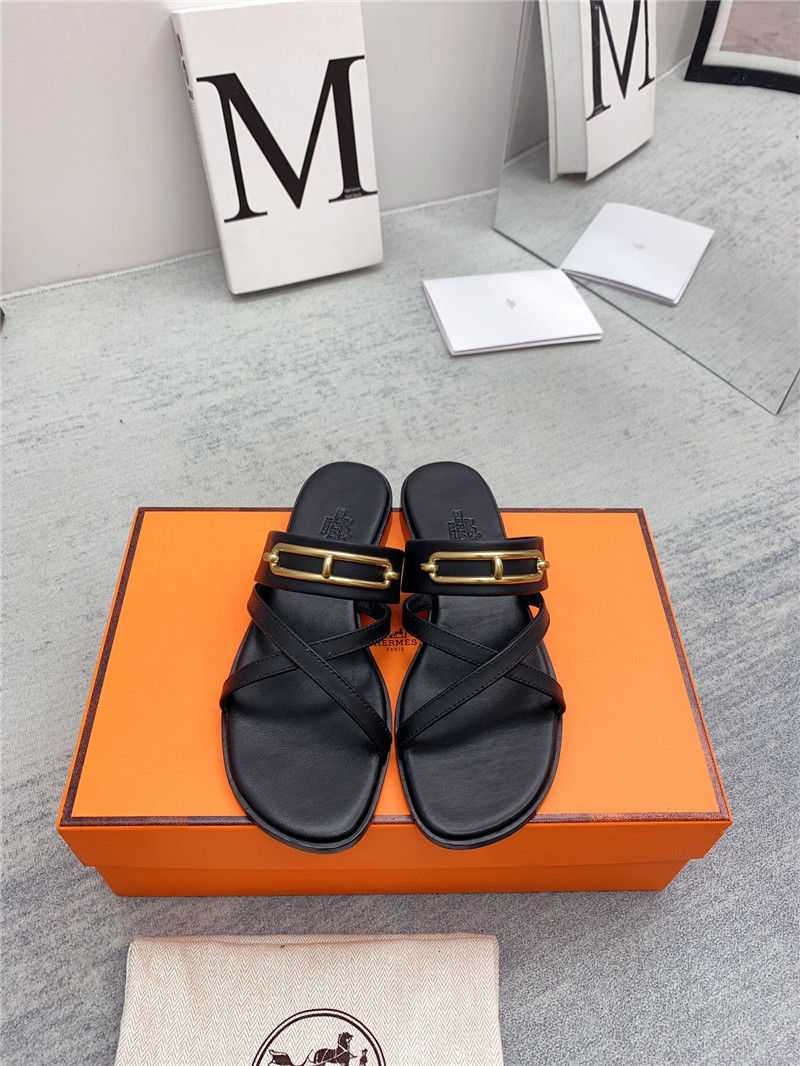 Best Replica hermes flat slippers - Colareps