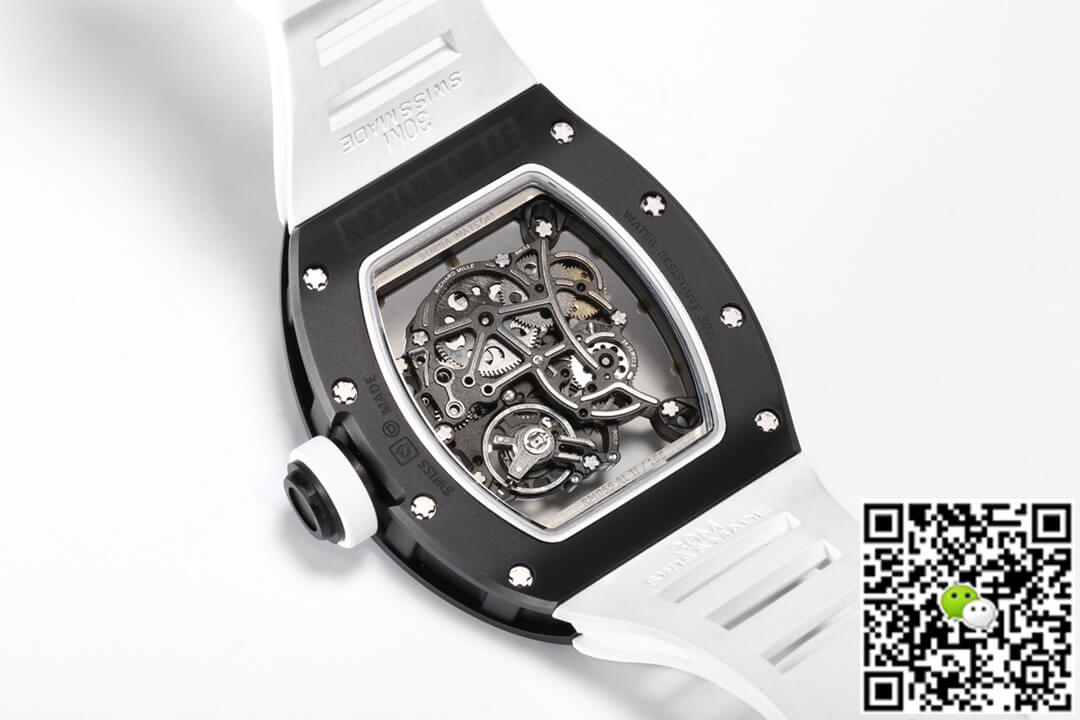 Replica Richard Mille RM-055 1:1 Best Edition BBR Factory Rubber Strap