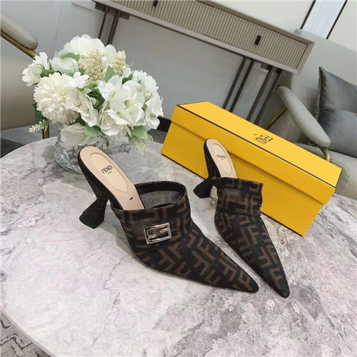 Best Replica fendi high heel slippers - Colareps