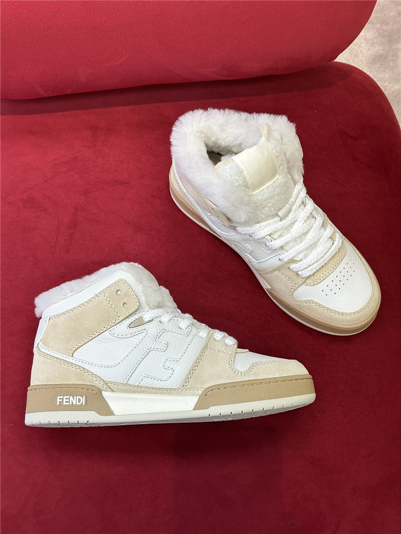 Best Replica fendi high top wool sneakers - Colareps
