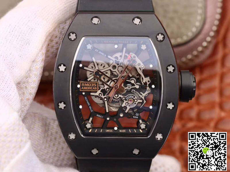 Best Replica Replica Richard Mille RM035 KV Factory 1:1 Best Edition Swiss ETA8215 - Colareps