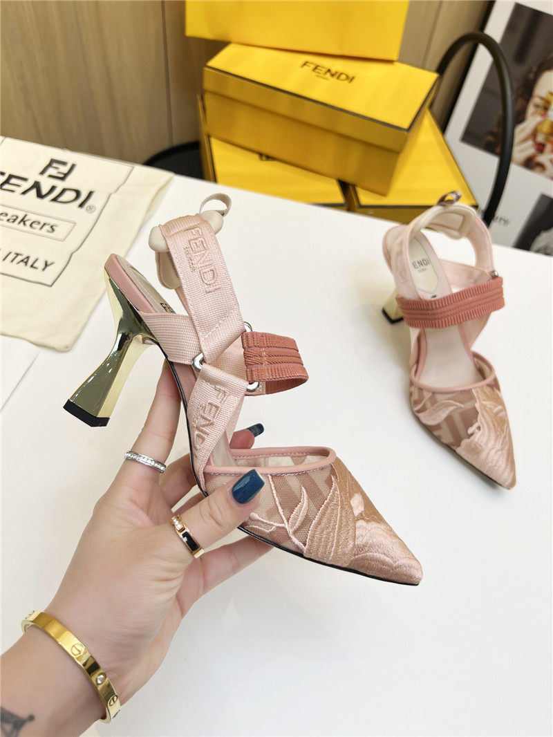 Best Replica fendi slingback hummingbird pumps - Colareps
