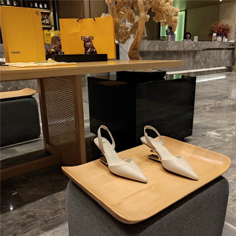 Best Replica Fendi Dupes back strap toe high heels - Colareps