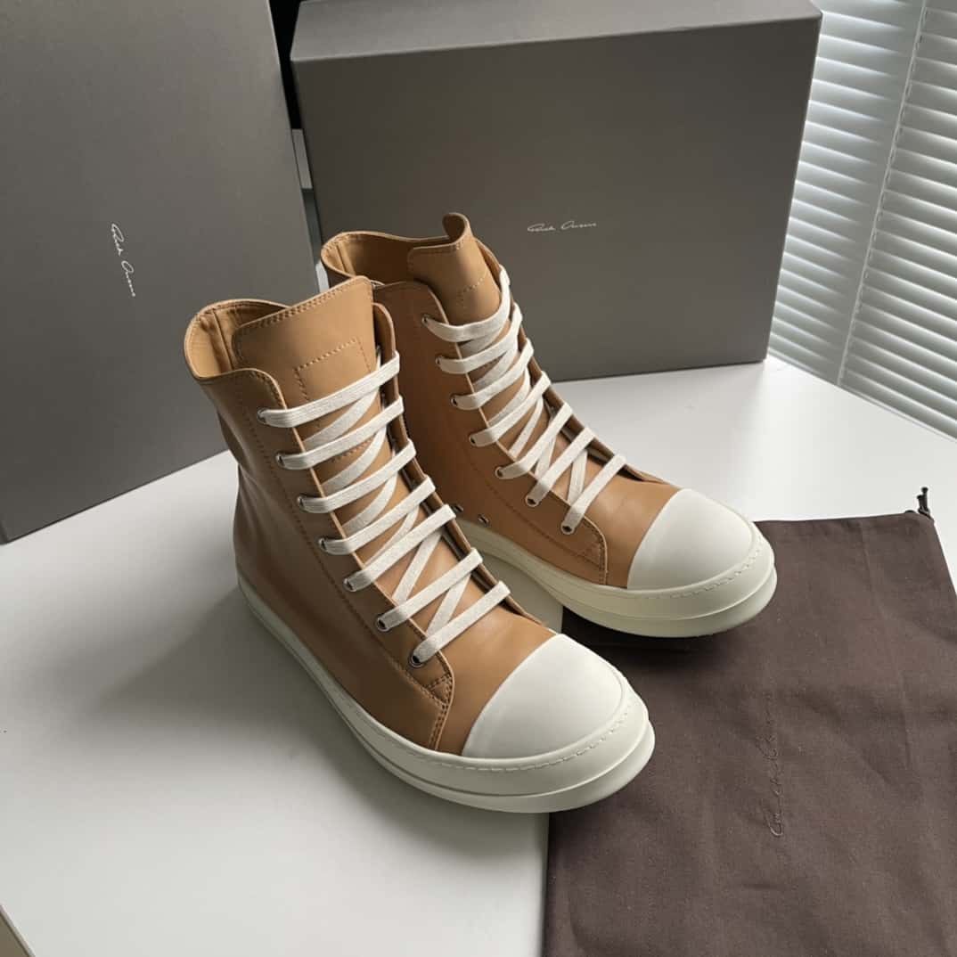 Best Replica Rick Owen Dupes High-top Sneakers   RS008 - Colareps