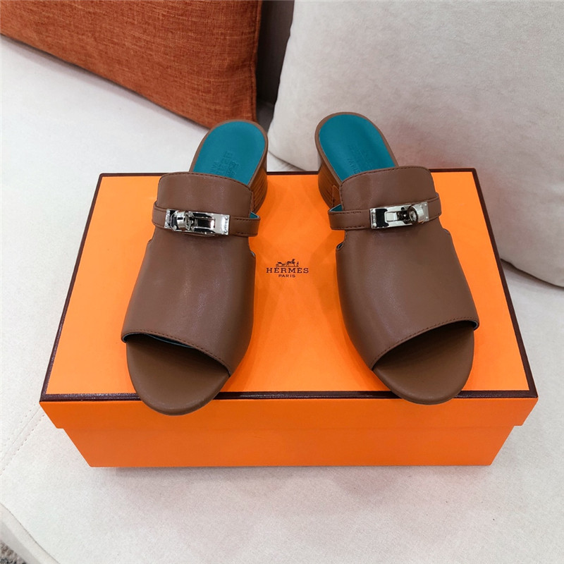 Best Replica Hermes Sandals Dupe chunky heel sandals - Colareps