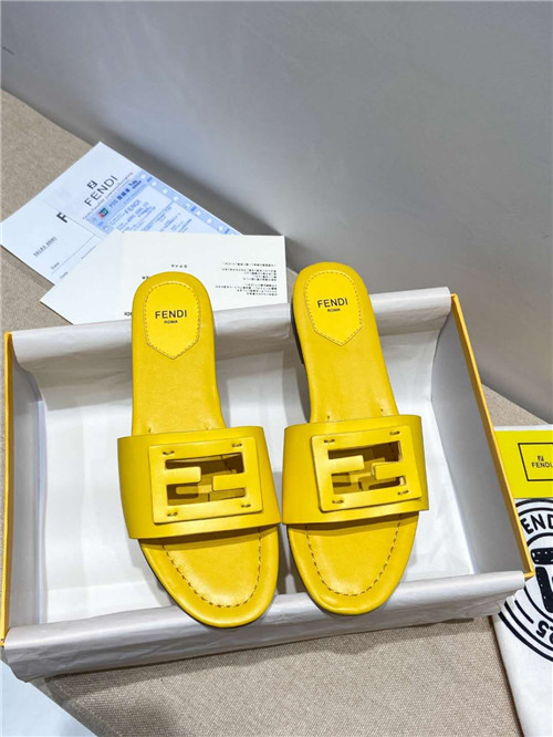 Best Replica fendi flat slippers - Colareps