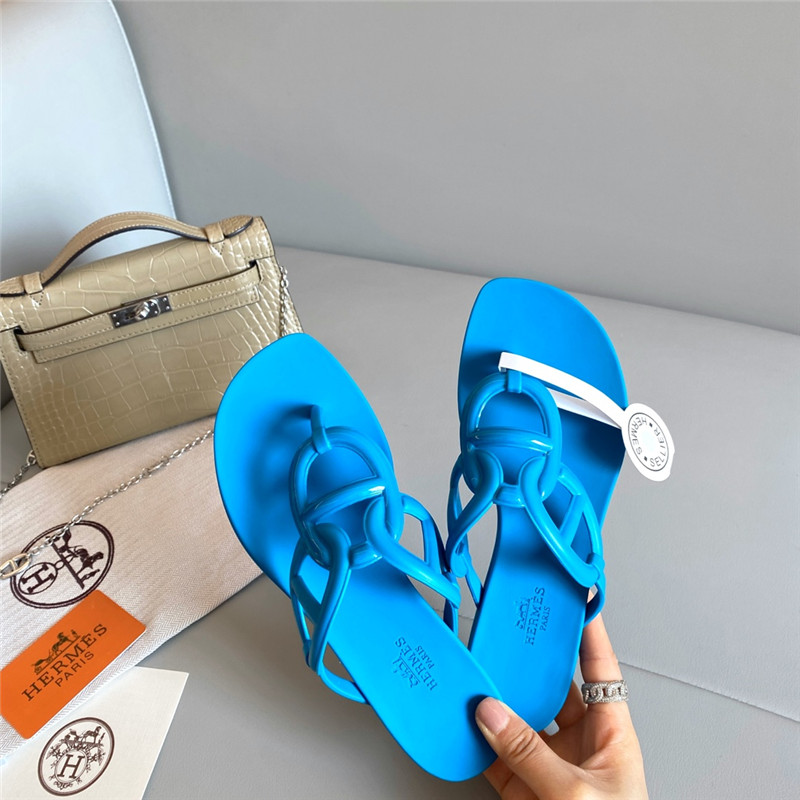 Best Replica Hermès new pig nose chain flip flops - Colareps