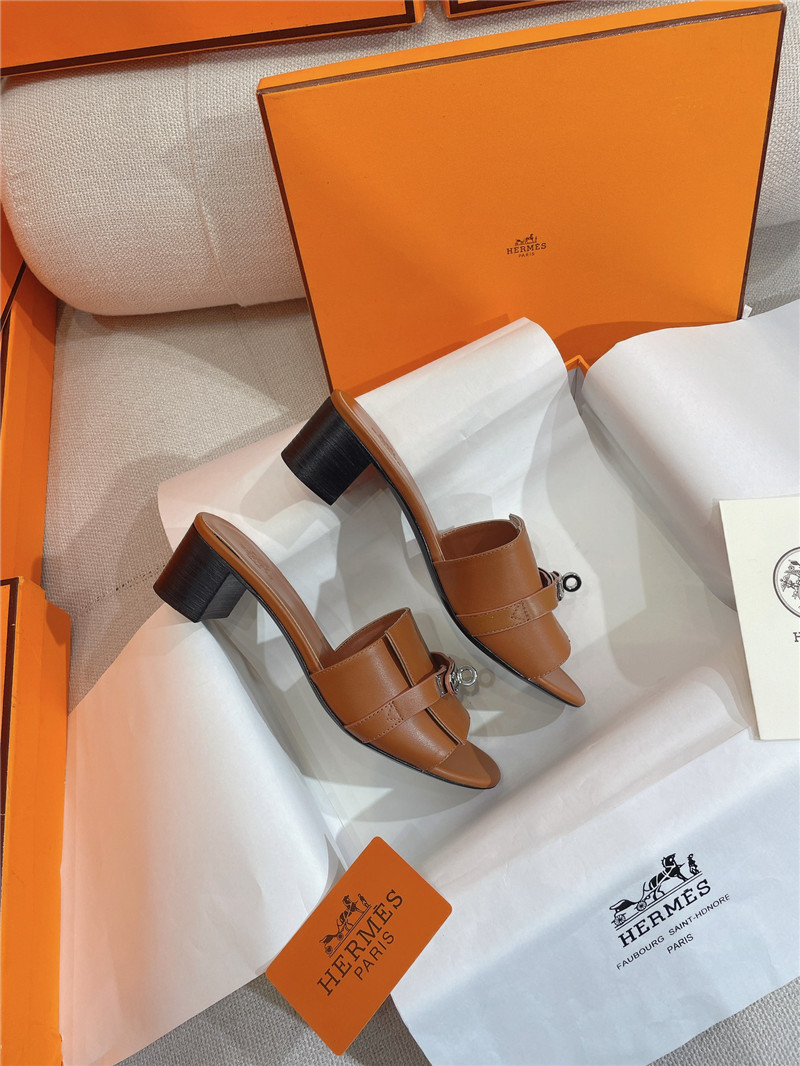 Best Replica Hermès new Giulia flat kelly buckle slippers - Colareps
