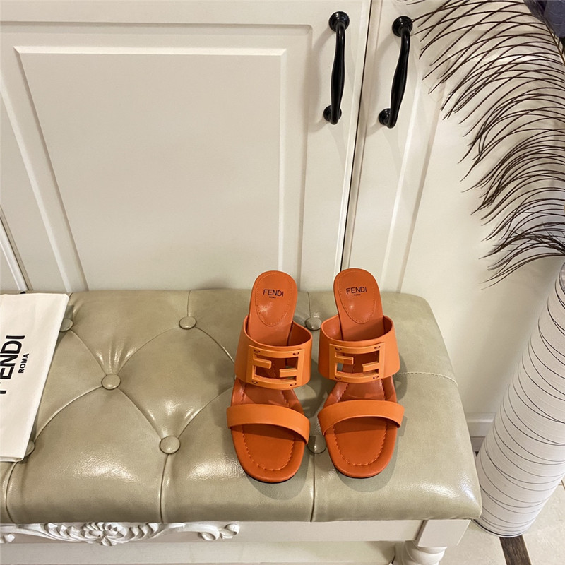 Best Replica fendi high heel slippers - Colareps
