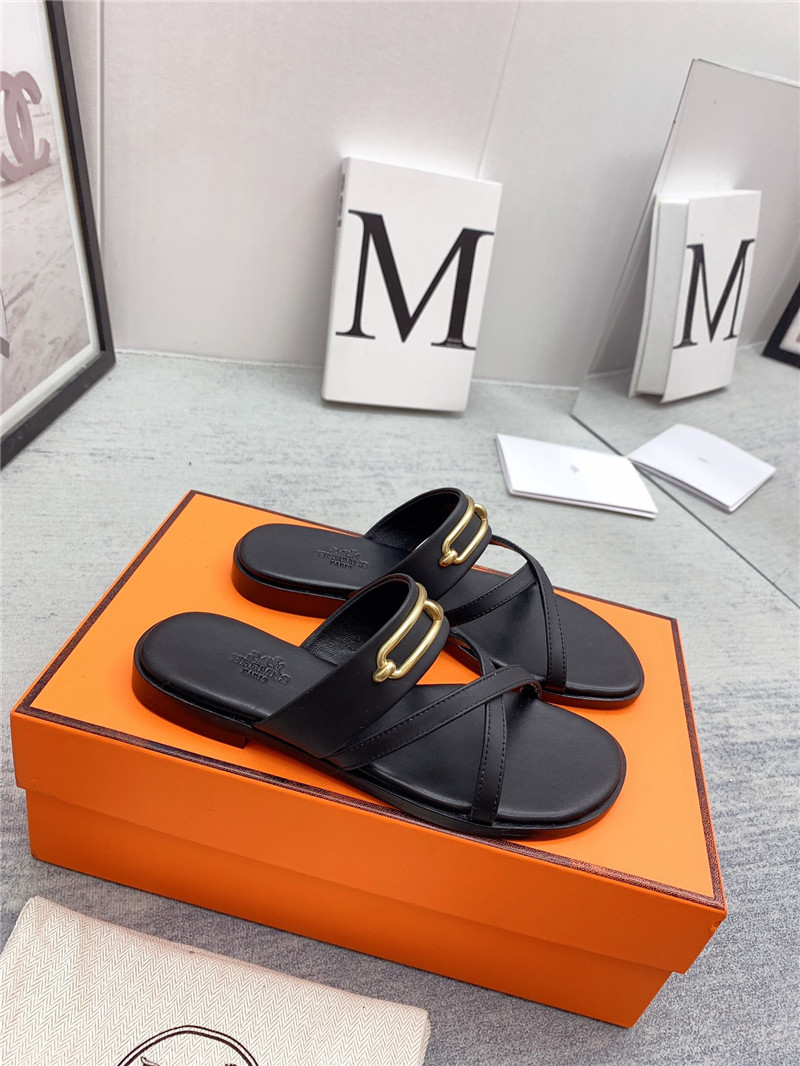 Best Replica hermes flat slippers - Colareps