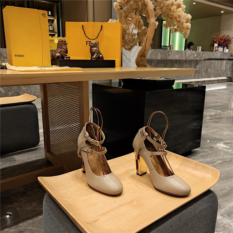 Best Replica fendi electroplated high heel sandals - Colareps