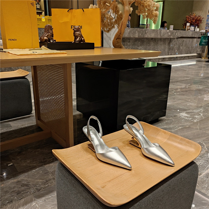 Best Replica Fendi Dupes back strap toe high heels - Colareps