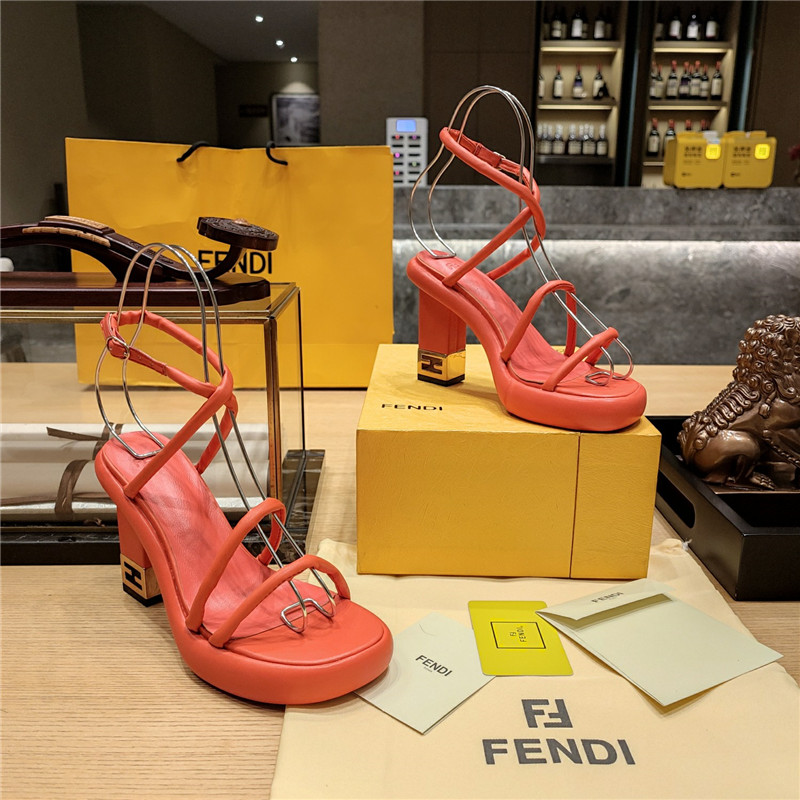 Best Replica fendi color block haute couture sandals - Colareps