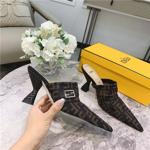 Best Replica fendi high heel slippers - Colareps