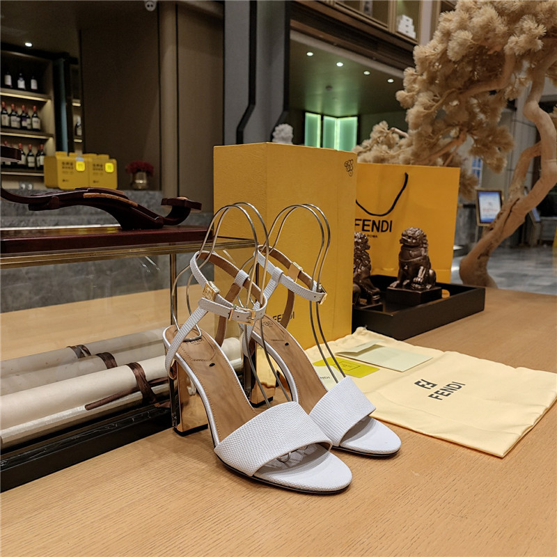 Best Replica fendi electroplated high heel sandals - Colareps