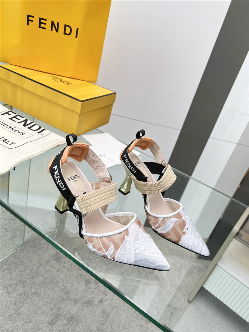 Best Replica fendi slingback hummingbird pumps - Colareps