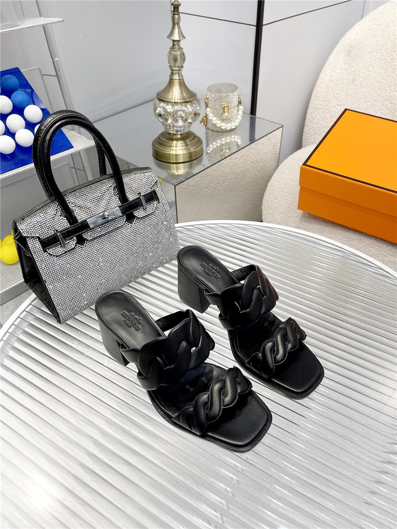 Best Replica Hermès pig nose high heel sandals - Colareps