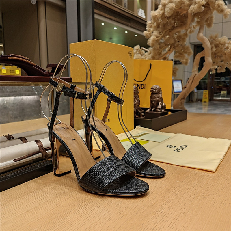 Best Replica fendi electroplated high heel sandals - Colareps
