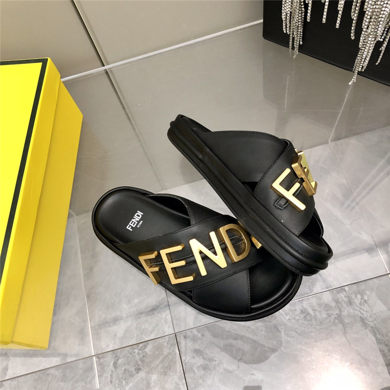 Best Replica fendi cross flat sandals - Colareps