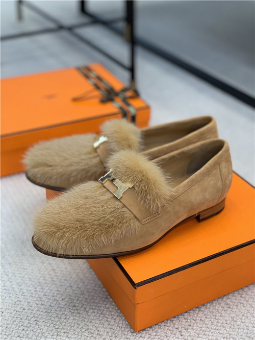 Best Replica hermes mink loafers shoe - Colareps
