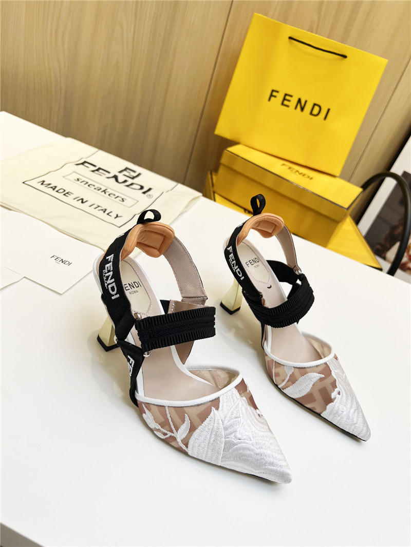 Best Replica fendi slingback hummingbird pumps - Colareps