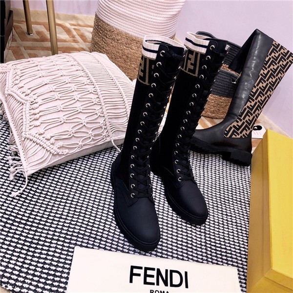 Best Replica fendi Rockoko FF combat boots replica shoes - Colareps
