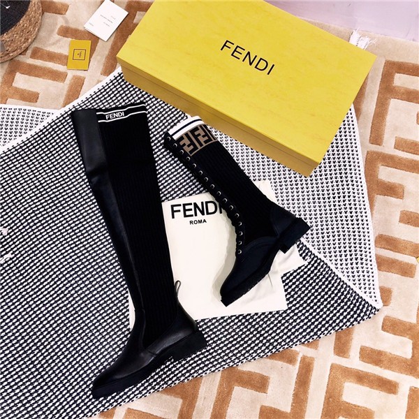 Best Replica fendi Rockoko FF combat boots replica shoes - Colareps