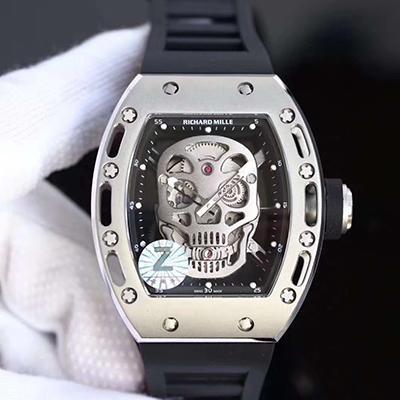 Replica Richard Mille RM052 Z Factory 1:1 Best Edition Swiss ETA6T51 Black Dial with Skull