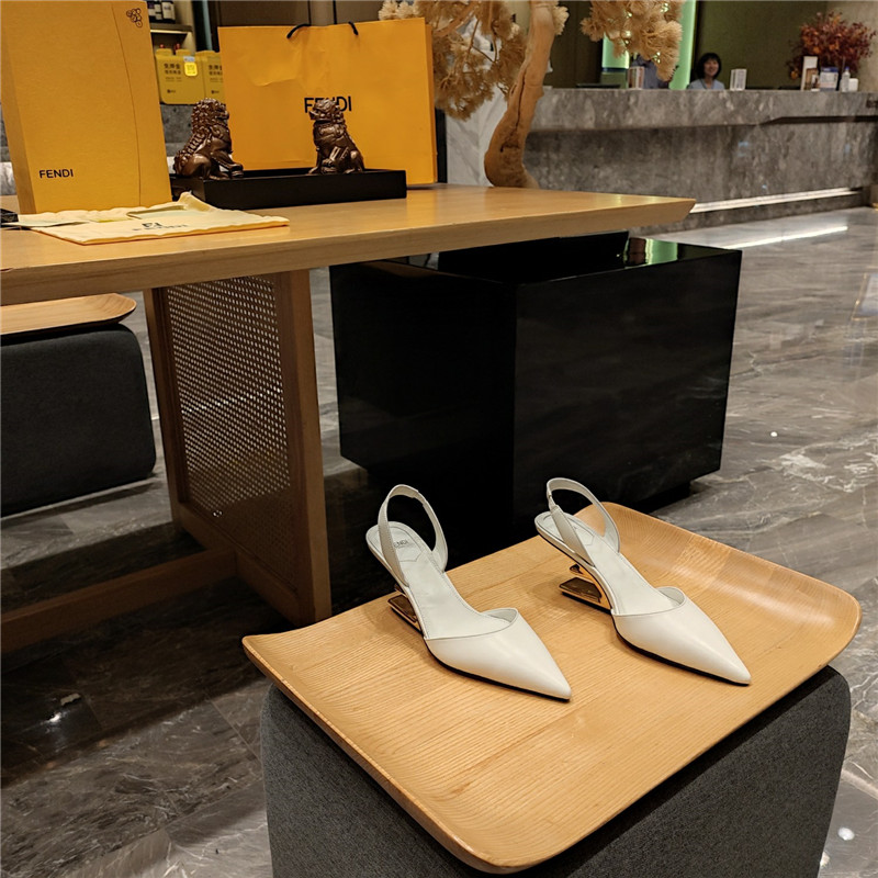 Best Replica Fendi Dupes back strap toe high heels - Colareps