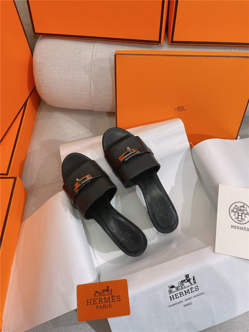 Best Replica Hermès new Giulia flat kelly buckle slippers - Colareps