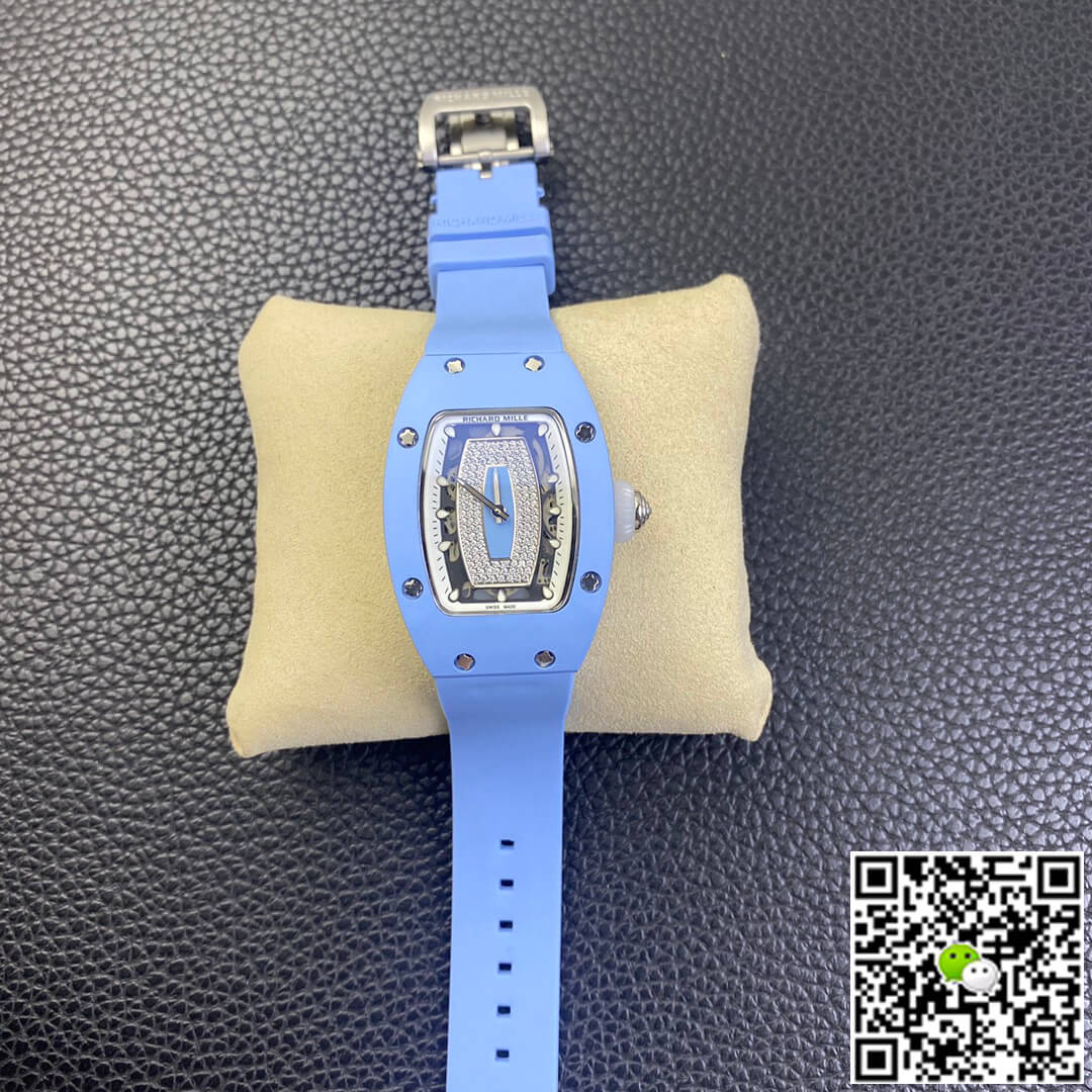Best Replica Richard Mille Replica RM 07-01 1:1 Best Edition RM Factory Blue Ceramic Case - Colareps
