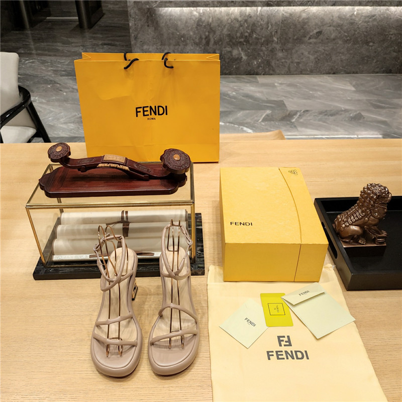 Best Replica fendi color block haute couture sandals - Colareps