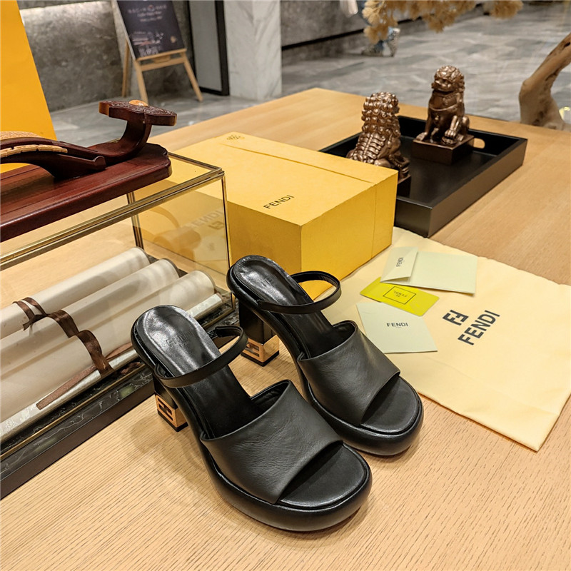Best Replica fendi block heel sandals - Colareps
