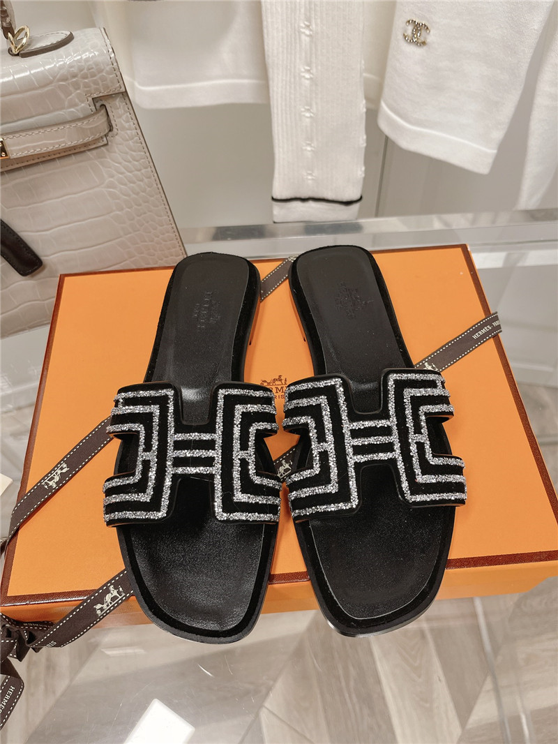 Best Replica hermes flat sandals slippers - Colareps