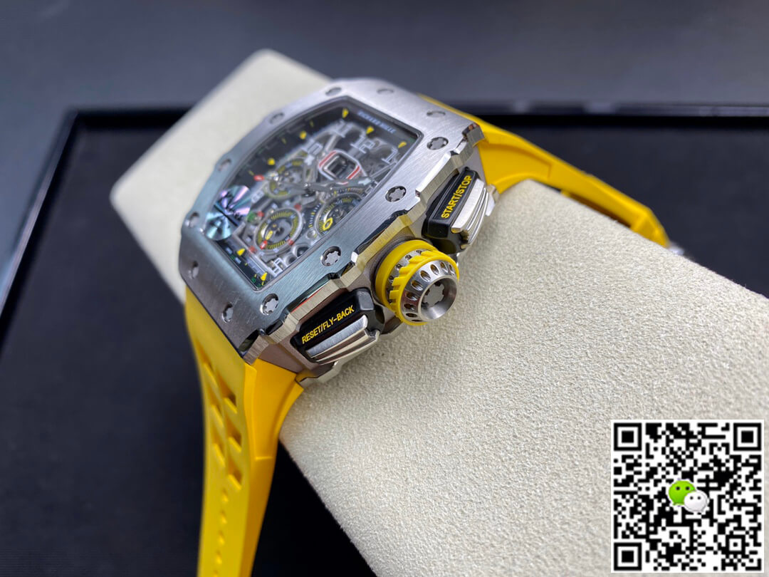 Replica Richard Mille RM011 FELIPE MASSA 1:1 Best Edition KV Factory Titanium Steel Case