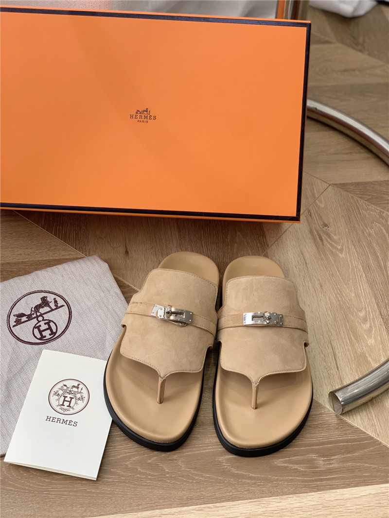 Best Replica hermes Kelly buckle flip flops - Colareps
