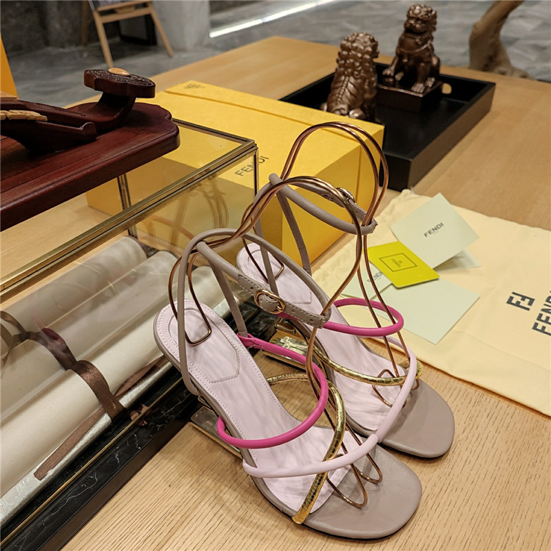 Best Replica fendi patchwork strap first pumps - Colareps